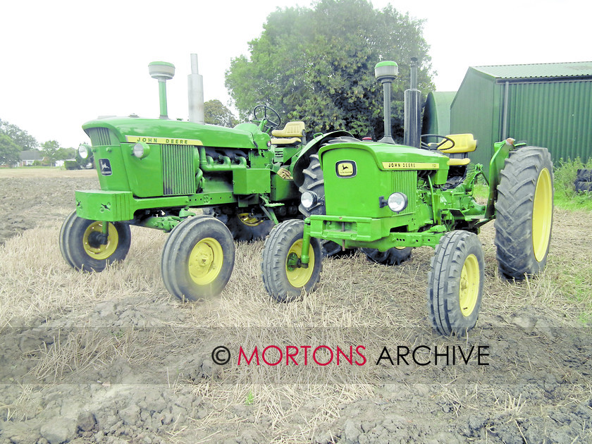 JD 0698 
 John Deere tractors on show at the Newark Vintage Tractor and Heritage Show