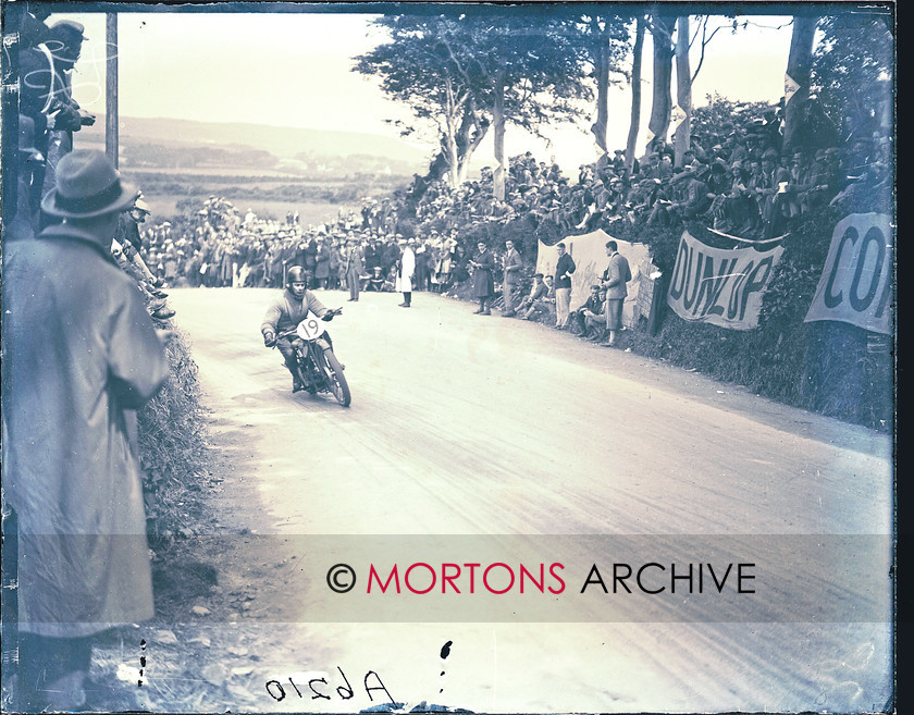 051 SFTP 1926 Senior TT 04 
 The 1926 Senior TT - Douglas mounted Vic Anstice at speed 
 Keywords: 2015, Glass plate, Isle of Man, Mortons Archive, Mortons Media Group Ltd, Senior, September, Straight from the plate, The Classic MotorCycle, TT