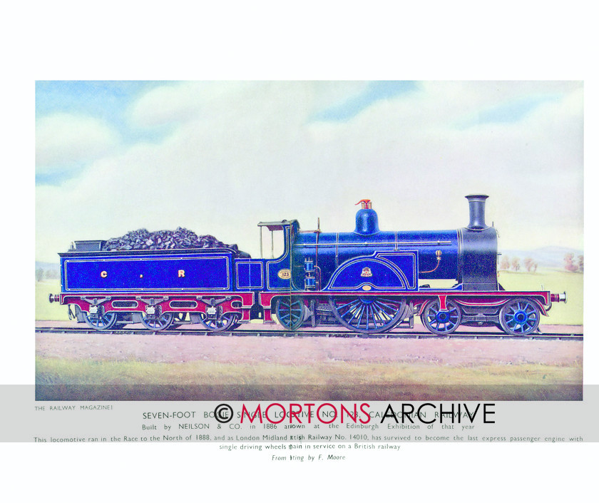 SUP - 1933 July Single Loco 123 Caledonian Railway 
 Loco No. 123 Caledonian Railway 
 Keywords: Big Four Locomotives, Mortons Archive, Mortons Media Group Ltd, Supplement, The Railway Magazine