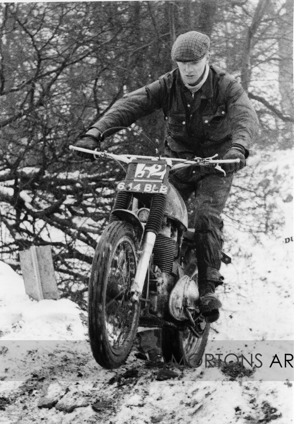 NNC-T-A00069 
 NNC T A 069 - Victory Trial February 1964, Mick ANdrews on a 347cc AJS 
 Keywords: Mortons Archive, Mortons Media Group Ltd, Nick Nicholls, Trials