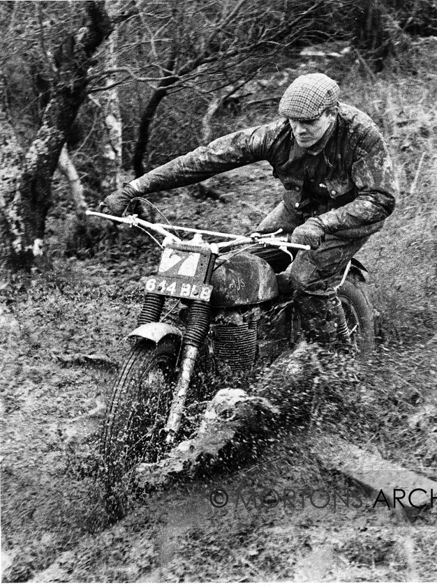 NNC-T-A-35 
 NNC T A 035 - Mick Andrews on a 347cc AJS in the 1963 British Experts Trial 
 Keywords: Mortons Archive, Mortons Media Group Ltd, Nick Nicholls, Trials