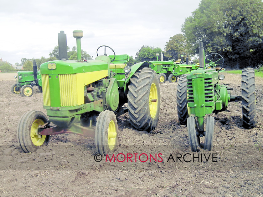 JD 0708 
 John Deere tractors on show at the Newark Vintage Tractor and Heritage Show