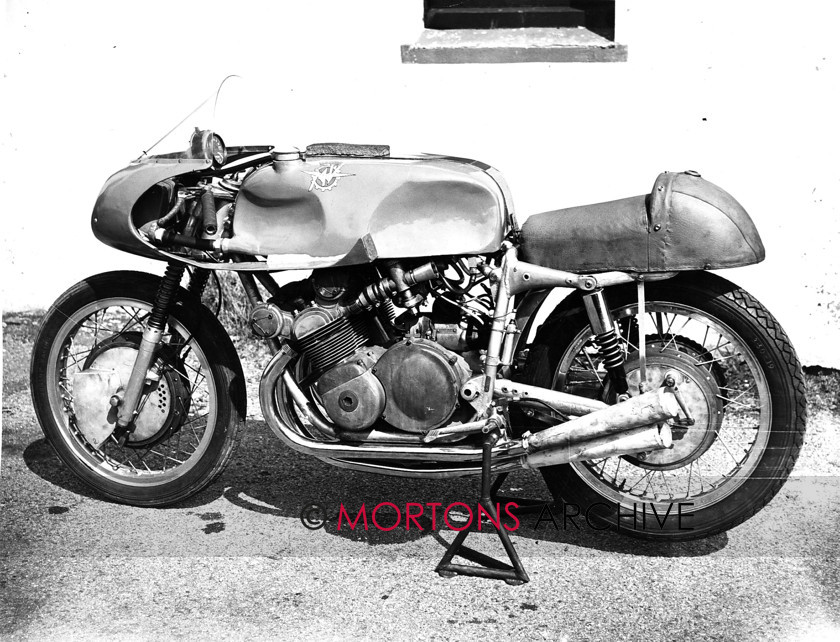 MV 03 
 The start of something, or very nearly. John Surtees 1957 500 at the TT. 
 Keywords: Mortons Archive, Mortons Media Group, MV