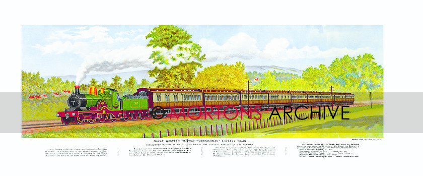 SUP - 1899 Dec GWR Cornishman Express Loco 3046 
 Great Western Railway: The Cornishman Express No. 3046 Lord of the Isles 
 Keywords: Big Four Locomotives, Mortons Archive, Mortons Media Group Ltd, Supplement, The Railway Magazine