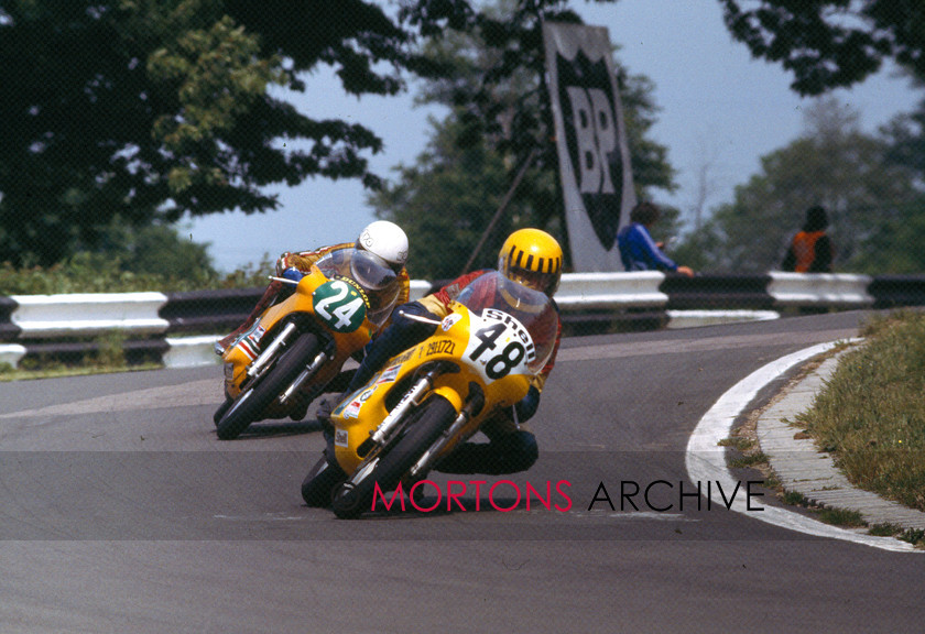 0002 
 Post TT Mallory Park, 11.06.1978 - No. 48 John Cowie, No. 24 Clive Padgett (both 250 Yamaha) 
 Keywords: 1978, June, Mallory Park, Mortons Archive, Mortons Media Group Ltd, Nick Nicholls, Post TT