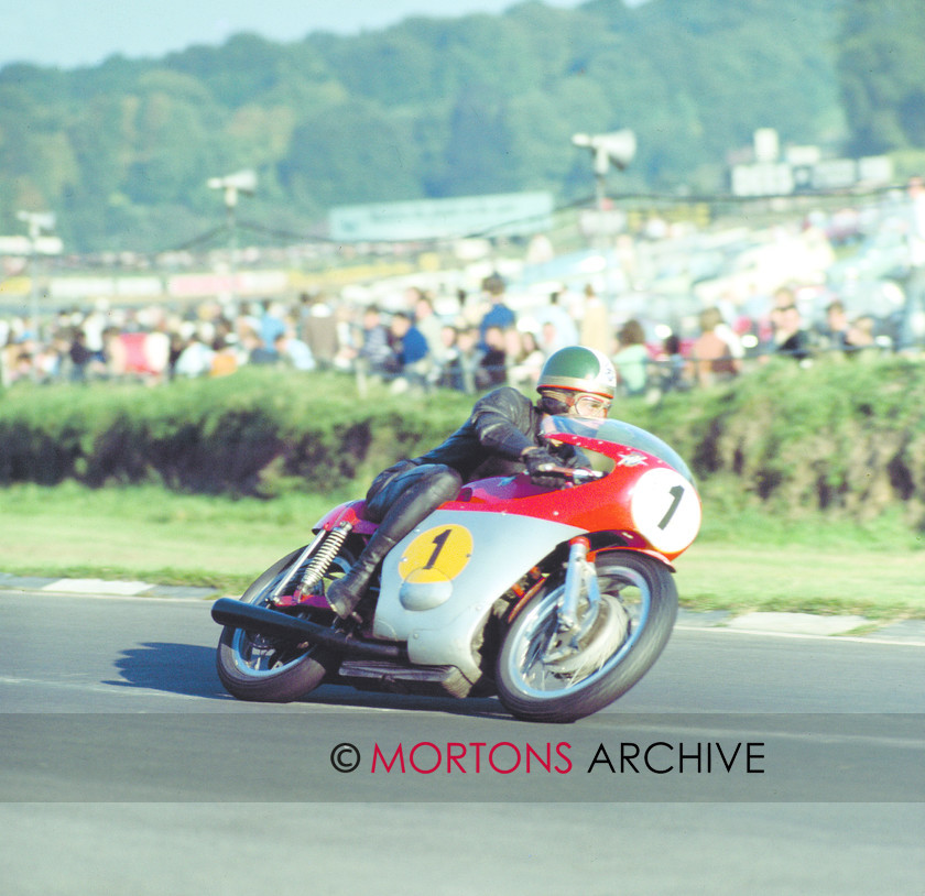 080 MV3 PT2 02 
 Making some wonderful noise at Brands Hatch in October 1970 Agostini on the MV3 
 Keywords: 2012, Classic Bike Guide, June, Mortons Archive, Mortons Media Group