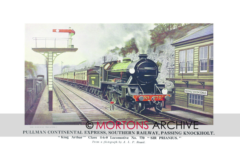 SUP - 1926 July Southern Railways 4-6-0 Loco 770 Sir Prianius 
 Southern Railway 4-6-0 No. 770 Sir Prainius 
 Keywords: Big Four Locomotives, Mortons Archive, Mortons Media Group Ltd, Supplement, The Railway Magazine