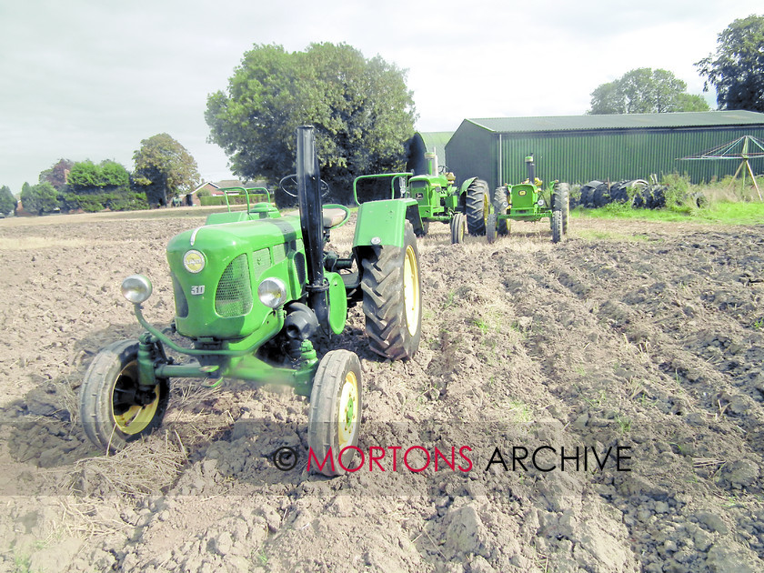 JD 0714 
 John Deere tractors on show at the Newark Vintage Tractor and Heritage Show