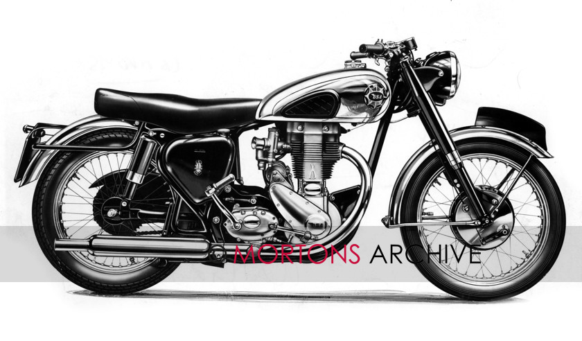 Goldie 06 
 1953 BB version, the last of the slim barrel. 
 Keywords: BSA, Gold Star, Mortons Archive, Mortons Media Group