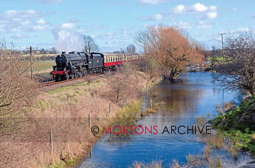 000 44837 Castor 
 LMS ‘Black Five’ 4-6-0 No. 45337 running as No. 44837 heads along the Nene Valley towards Castor on February 22. BRIAN SHARPE