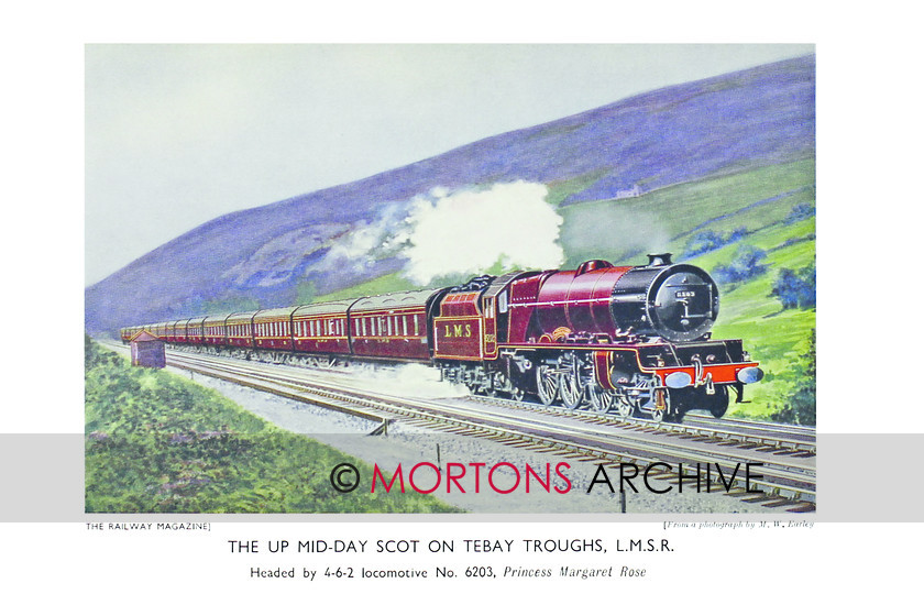 SUP - 1937 Jan LMSR 4-6-2 Loco 6203 Princess Margaret Rose 
 LMSR 4-6-2 Loco No. 6203 Princess Margaret Rose 
 Keywords: Big Four Locomotives, Mortons Archive, Mortons Media Group Ltd, Supplement, The Railway Magazine