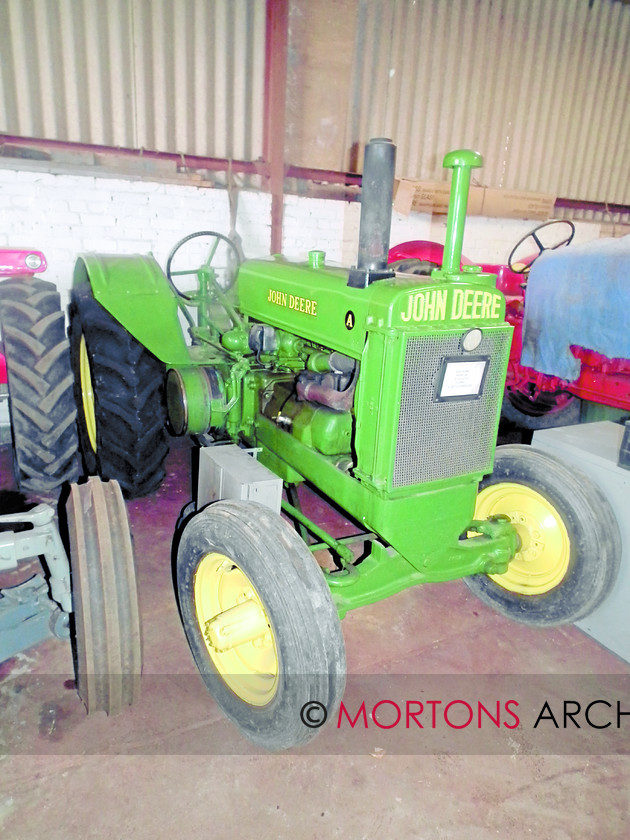 JD 0661 
 John Deere tractors on show at the Newark Vintage Tractor and Heritage Show