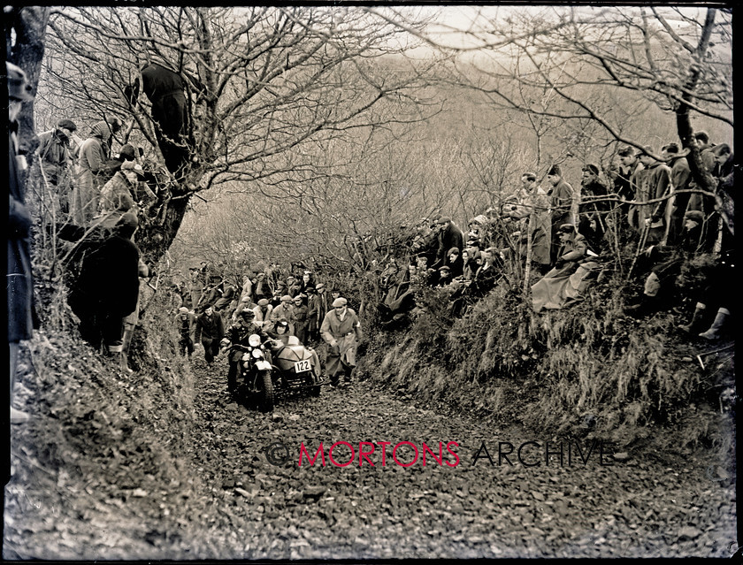 062 lands 122 15151-33 
 1953 Lands End Trial - Attacking the Beggars Roost is R W Prail, on his Harley-Davidson outfit; not the obvious choice of machine! 
 Keywords: 2013, February, Glass plate, Mortons Archive, Mortons Media Group, Straight from the plate, The Classic MotorCycle, Trials