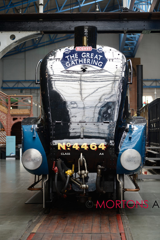 D80 5685 
 The Great Gathering - A4s - Railway Museum, York, July 2013 
 Keywords: Joe Dick, Mallard, Mortons Archive, Mortons Media Group Ltd, The Railway Magazine, Train, York