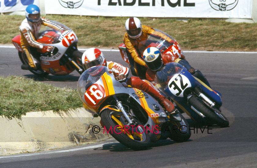 0023 
 Post TT Mallory Park, 11.06.1978 - No. 16 John WIlliams (942 Honda), No. 32 Bernie Toleman (998 Kawasaki), No. 34 Roger Nichols (864 Ducati), No. 15 Steve Manship (888 Honda) 
 Keywords: 1978, June, Mallory Park, Mortons Archive, Mortons Media Group Ltd, Nick Nicholls, Post TT