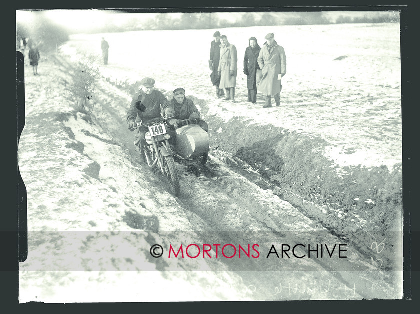 053 SFTP 1948 COLOMORE 07 
 1948 Colmore Cup Trial - Whittle on his Panther. He and his Panther. He and his passenger claimed a second class award. 
 Keywords: 2014, Glass plates, Mortons Archive, Mortons Media Group Ltd, October, Straight from the plate, The Classic MotorCycle, Trials