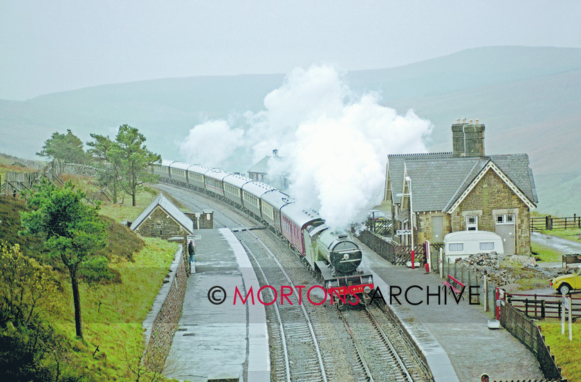 046 02 Dent 4771 
 The first steam train over the S&C after the line was reprieved passes through Dent in all too typical weather conditions for the area on April 22, 1989. behind LNER V2 2-6-2 No. 4771 Green Arrow. 
 Keywords: 2014, Heritage Railway, Issue 189, Mortons Archive, Mortons Media Group Ltd