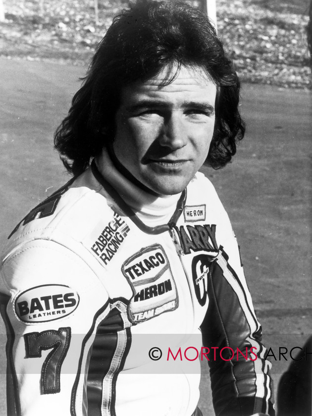 BS0000003 
 Barry Sheene portrait. 
 Keywords: Barry Sheene, Mortons, Mortons Archive, Mortons Media Group