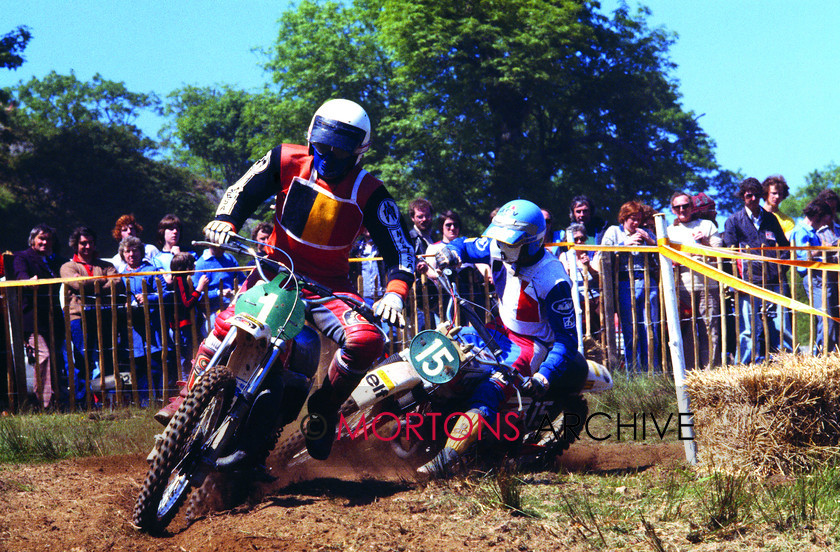 British Motocross 250 GP 1978 Raymond Boven Montesa 1 Patrick Boniface KTM 15 001 
 British Motocross 250 GP 1978 Raymond Boven Montesa 1 Patrick Boniface KTM 15 001 
 Keywords: 1978, Kilmartin, Mortons Archive, Mortons Media Group Ltd, Moto Cross GP, Nick Nicholls